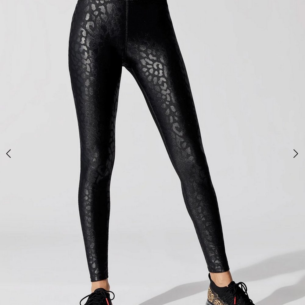 LEOPARD HIGH RISE FULL-LENGTH TAKARA LEGGING CARBON38